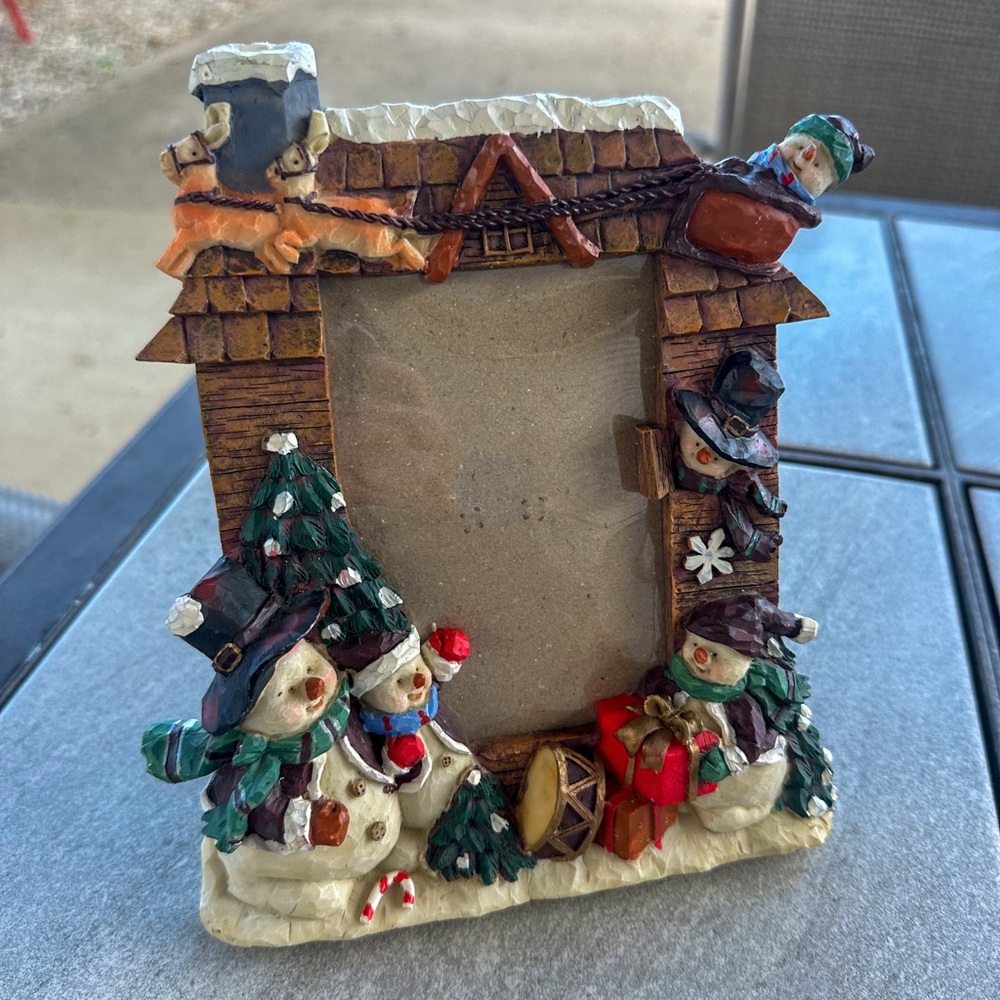 Festive Snowman Picture Frame - Picture 5 of 5